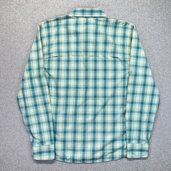 REI Co-op Sahara Long Sleeve Shirt Men’s Medium Blue Plaid Breathable Bluesign - Picture 7 of 12